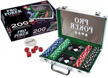 TACTIC Game Pro Poker Alu Suit 200 фишек