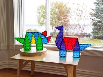 MAGNA TILES Классические магнитные строительные блоки 100 элементов