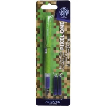 ШКОЛЬНАЯ ПЕРЬЕВАЯ РУЧКА ASTRA 3 ТЕЛЕЖКИ В БЛИСТЕРЕ