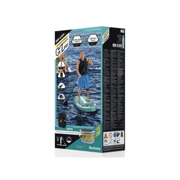 BESTWAY SUP BOARD АКВАПЛАНЕР 320см НАДУВАННЫЙ 65347