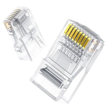 100x Wtyk Wtyczka Końcówka RJ45 8P8C Cat6 Ugreen