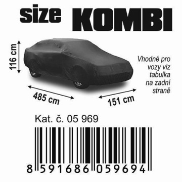 Защитный брезент КОМБИ - 485 х 180 х 116 см