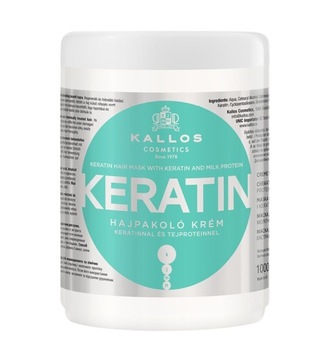 KALLOS KJMN Кератиновая маска 1000мл