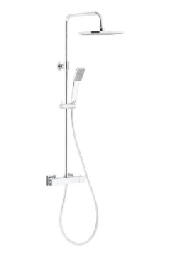 KFA SHOWER SET Смесители Logon с термостатом и тропическим душем 22 см