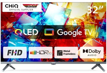 Telewizor QLED CHiQ L32QM8T 32" Full HD Google TV Bluetooth