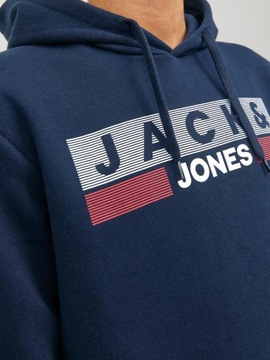 Bluza męska JackJones JJECORP LOGO SWEAT HOOD NOOS r.M