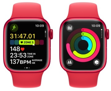 Умные часы Apple Watch Series 9 с GPS, 41 мм, красные