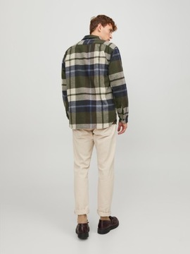 Koszula męska JackJones JPRBLUHERITAGE WOOL OVERSHIRT L/S LN r. M