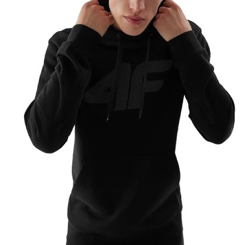 МУЖСКАЯ ТОЛСТОВКА 4F С КАПЮШОНОМ, ХЛОПОК AW23M694