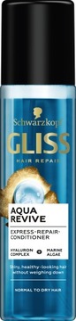 Gliss Aqua Revive ekspresowa odżywka do włosów 200ml