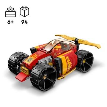 Lego NINJAGO 71780 Samochód wyścigowy ninja Kai...