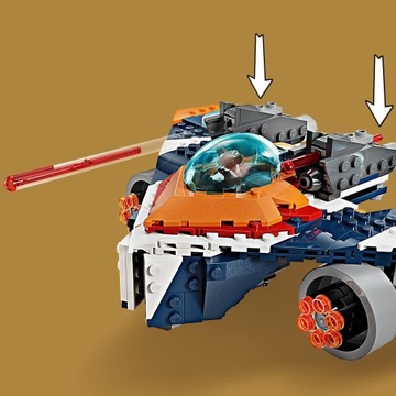 LEGO 76278 Super Heroes Warbird Rocketa vs. Ронан