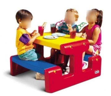 Столик для пікніка Стіл для дітей для Саду лавка 4 місна Little Tikes