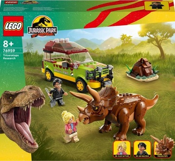 LEGO JURASSIC WORLD BADANIE TRICERATOPSA 76959 8+