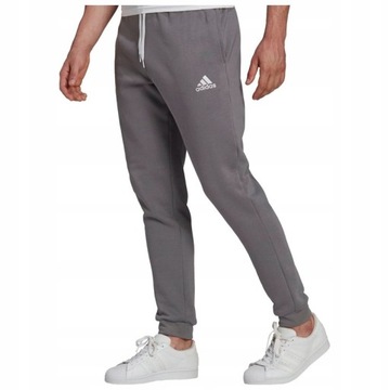 Spodnie Męskie Adidas Dresowe Szare Bawełniane Entrada 22 Sweat Pants L