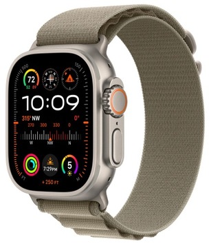 Apple Watch Ultra 2 GPS + Cellular 49 mm OLED Wi-Fi NFC Olive Alpine Loop
