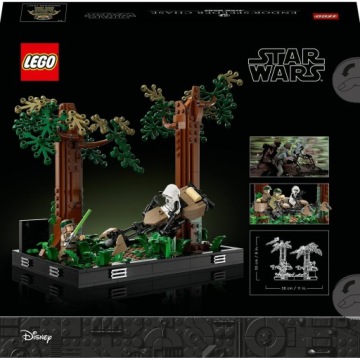 Диорама LEGO Star Wars: Погоня за Спидером 75353