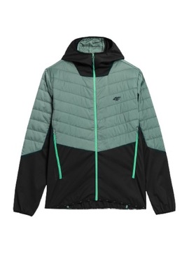 МУЖСКАЯ КУРТКА С КАПЮШОНОМ 4F СТЕГАНАЯ ПЕРЕХОДНАЯ ОСЕННЯЯ ФУНКЦИОНАЛЬНАЯ КУРТКА AW23M310