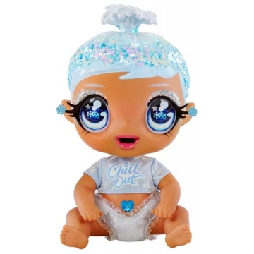 OUTLET Glitter Babyz Doll- Light Blue (Snowflake) 574859