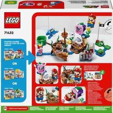 LEGO SUPER MARIO 71432 ПРИКЛЮЧЕНИЯ КРУШЕНИЯ ДОРИ