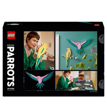 Lego ART 31211 Коллекция животных - попугаи ара