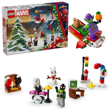 Lego Marvel Spider-Man Man Advent Calendar 2024, сборка Рождества