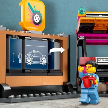 Мастерская по тюнингу автомобилей LEGO City 60389