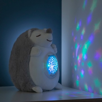 ПЛЮШЕВЫЙ ЕЖИК, МИШКА, СПЯЩИЙ МИШКА, ШУМ, RGB LED МЕЛОДИИ