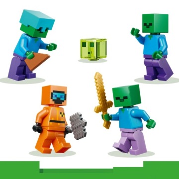 LEGO MINECRAFT 21587 Зомби Подземелье Лох ОРИГИНАЛЬНЫЕ КЛЮЧИ