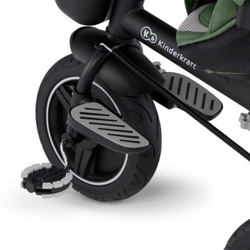 KINDERKRAFT Spinstep rowerek trójkołowy 5w1 pchacz z rączką 9m+ Green