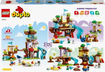 LEGO Duplo 10993 Большой набор «Дом на дереве 3 в 1»