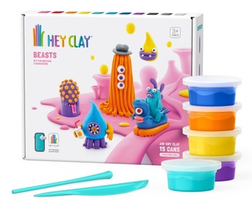 HEY CLAY MASA PLASTYCZNA BESTIE 15 PUSZEK 15021