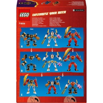 LEGO NINJAGO 71806 МЕХ ЭЛЕМЕНТА ЗЕМЛИ КОУЛА + БУМАЖНЫЙ ПАКЕТ LEGO СРЕДНИЙ