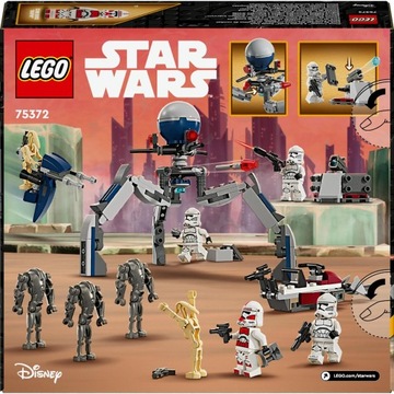 LEGO Star Wars 75372 Боевой набор «Солдат-клон и боевой дроид»