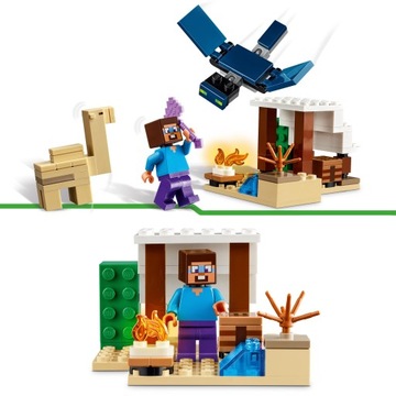LEGO 21251 Minecraft Pustynna wyprawa Steve`a