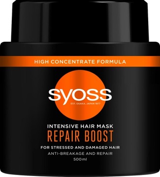 OUTLET Syoss Intensive Repair Boost maska do włosów