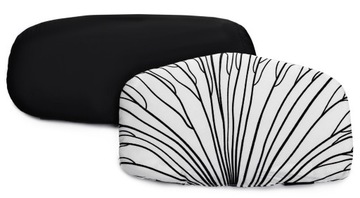 Подушка KinderKraft Enock, черно-белая