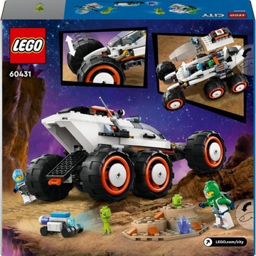 LEGO City 60431 Kosmiczny Łazik I Badanie Życia W Kosmosie