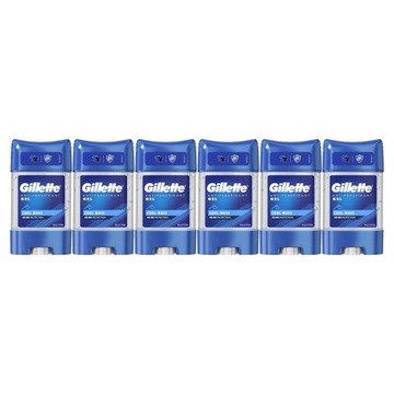 Gillette Cool Wave antyperspirant w żelu 6 x 70 ml