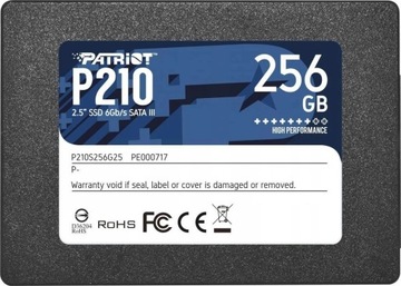 Dysk SSD Patriot P210S256G25 256 GB SATA III 2,5''