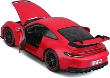 PORSCHE 911 GT3 (992) 1:18 Maisto модель 36458 красный