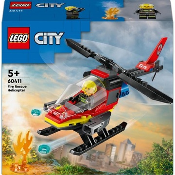 LEGO CITY ПОЖАРНО-СПАСАТЕЛЬНЫЙ ВЕРТОЛЕТ ПОЖАРНАЯ ДЕПАРТАМЕНТ CITI САМОЛЕТ