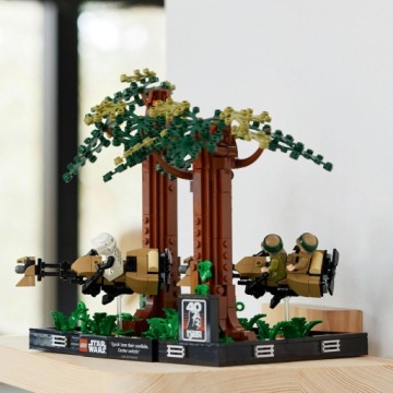 Диорама LEGO Star Wars: Погоня за Спидером 75353