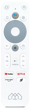 Pilot do Android SMART TV Homatics WHITE