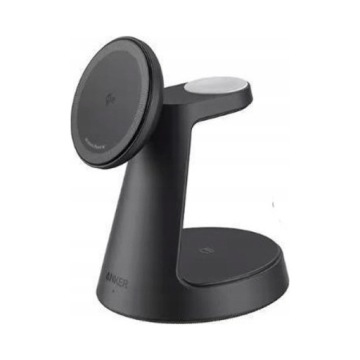 Док-станция Anker 15W Qi2 3в1 (черная)