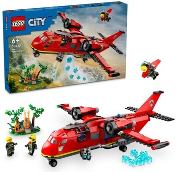 KLOCKI LEGO CITY STRAŻACKI SAMOLOT RATUNKOWY PREZENT DLA 6,7,8 LATKA