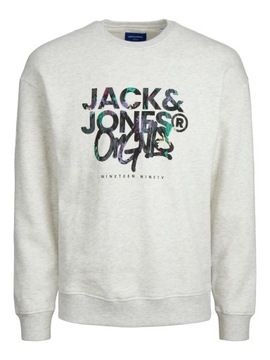 Bluza męska JackJones JORSILVERLAKE SWEAT CREW NECK LN r. XXL