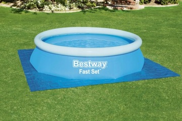 Bestway mata pod basen 335x335 305x305 plandeka ochronna do Fast Set 3.05