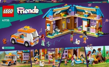 LEGO Friends Samochód Mobilny domek otwierany Dom Pełen Przygód Auto 41735