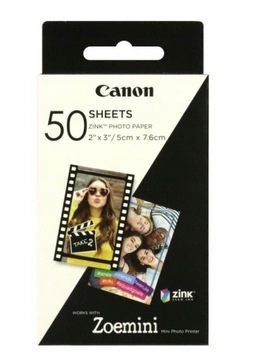 Фотобумага Canon ZINK 5×7,6 см - 50 листов